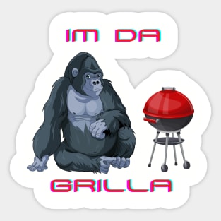 I’m da Grilla Sticker